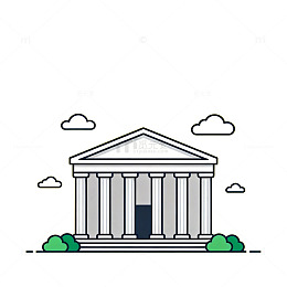 古典建筑插画