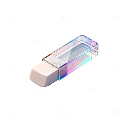 透明科技感文具盒设计