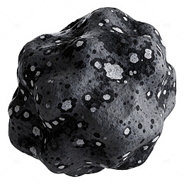黑白斑点石块素描图