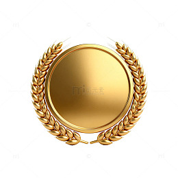 金色徽章荣誉奖项设计元素
