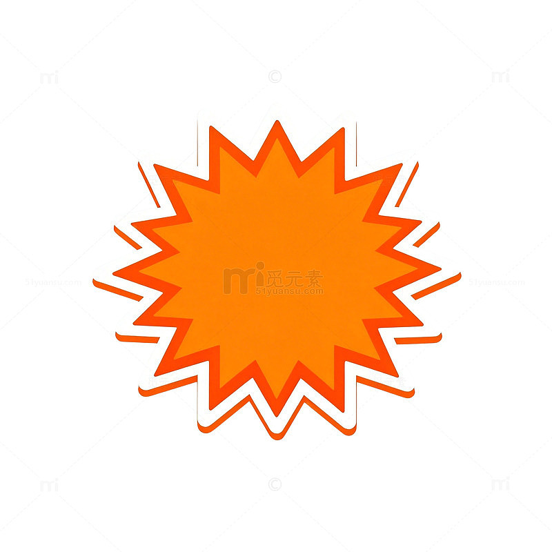 爆炸效果图标设计素材