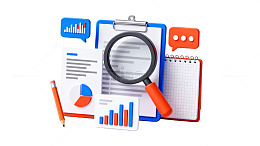 商务分析工具组合图