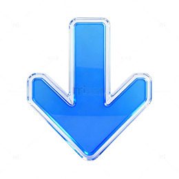 玻璃箭头指示图标