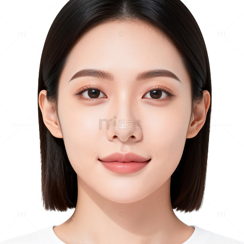 简约清新女性头像