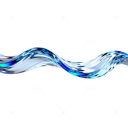 流动水波艺术图像