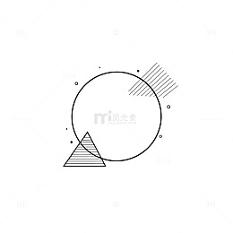 极简风几何图形标志设计元素