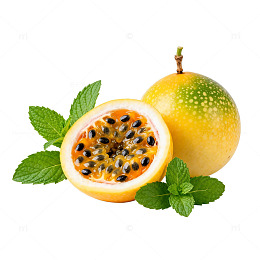 透明背景百香果插图