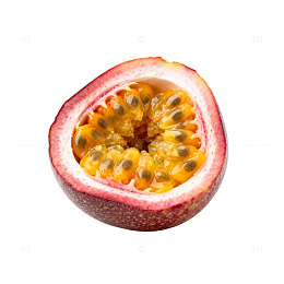 新鲜百香果插画素材