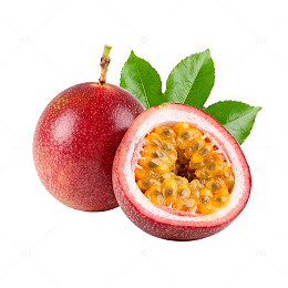 透明背景百香果特写图片