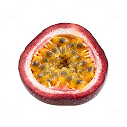 西番莲横切面特写图片