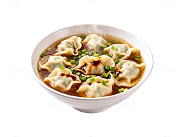 一碗鲜香饺子汤面