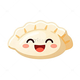 可爱卡通饺子表情包设计素材