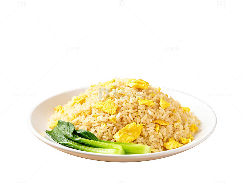 简约风格蛋炒饭美食