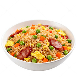 美食炒饭片