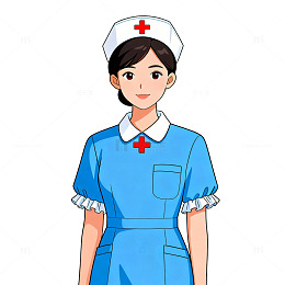 卡通护士形象设计素材
