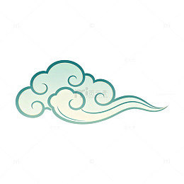 中国风云纹图案设计素材