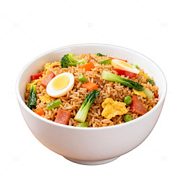 家常炒饭美食片
