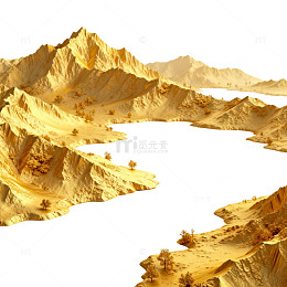 黄金山脉风景图
