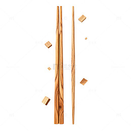 简约风木质筷子餐具摆设