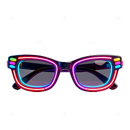 时尚霓虹太阳镜潮流配饰
