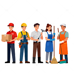 职业人物插画矢量素材