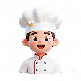 卡通厨师形象设计素材