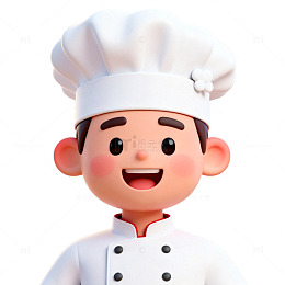 可爱卡通厨师形象设计素材