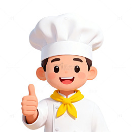 厨师形象卡通图案设计素材