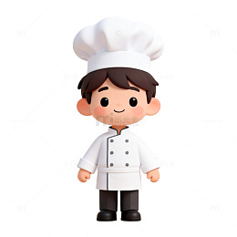 卡通厨师形象设计素材