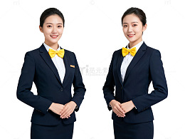 职业女性西装照