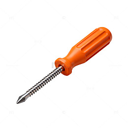 实用橙柄螺丝刀工具