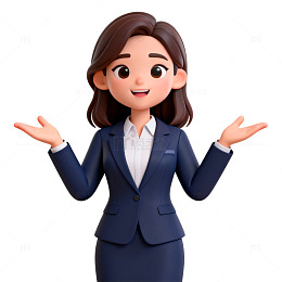 卡通职业女性形象设计素材