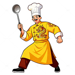 卡通厨师形象设计素材