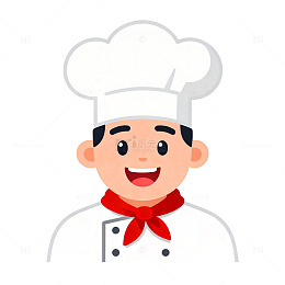 卡通厨师形象设计素材