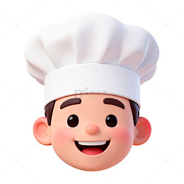 可爱厨师头像表情包
