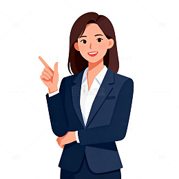 职场女性形象插画