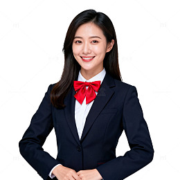 职业女性正装形象照素材