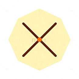 简约风六边形图标设计素材