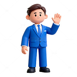 卡通商务男性形象设计素材