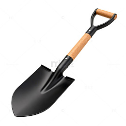 黑色铲子园艺工具