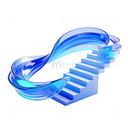 现代玻璃楼梯创意艺术图