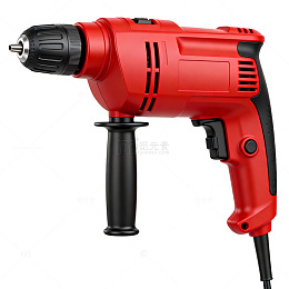 红色电钻工具实拍
