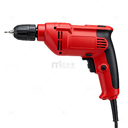 红色电钻工具