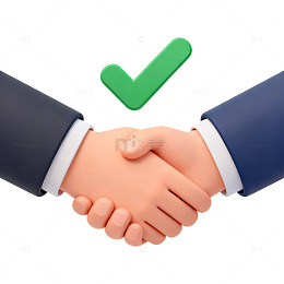 握手成功合作达成
