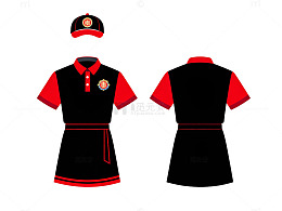 黑红运动服装设计图