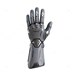 科技风机械手套设计素材