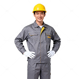 建筑工人标准工作服展示