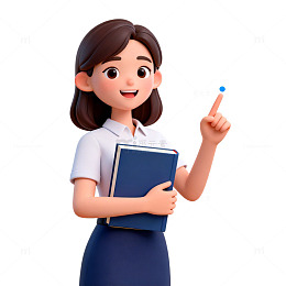 卡通教师教学形象设计素材