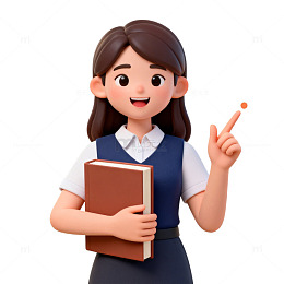 卡通教师形象教学素材