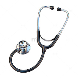 医疗听诊器写实图片